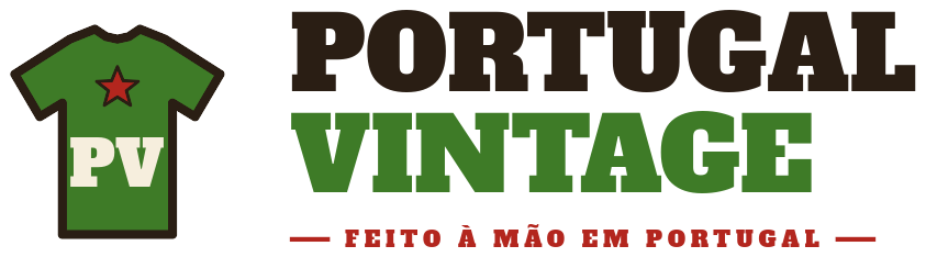 Logótipo Portugal Vintage – t-shirts personalizadas feitas à mão em Portugal